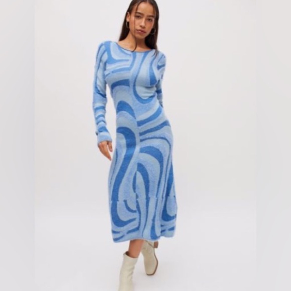 House of Sunny Blue Moon midi dress